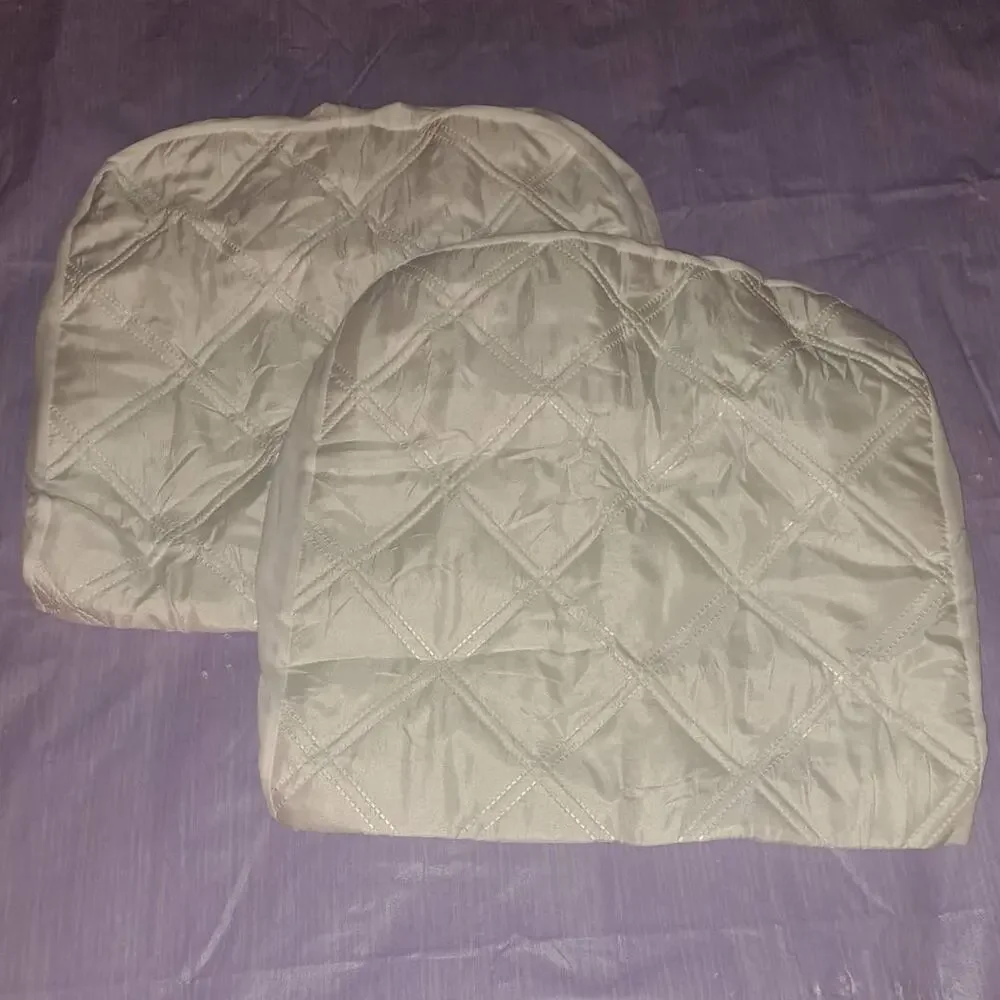 2 pack Universal Rectangle Waterproof Infant Bassinet Mattress Pad Covers